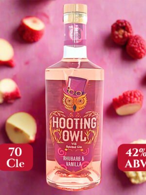 Hooting Owl Distillery's Rhubarb & Vanilla Gin (70 Cle | 42% ABV)