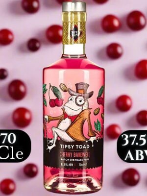 Tipsy Toad's Cherry Bakewell Gin (70 Cle | 37.5% ABV)