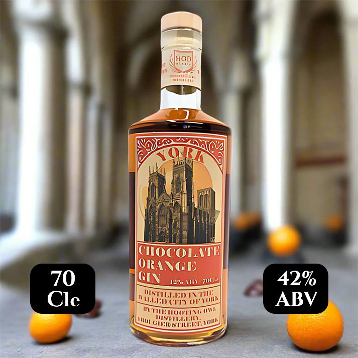 Hooting Owl Distillery's York Chocolate Orange Gin (70 Cle | 42% ABV)